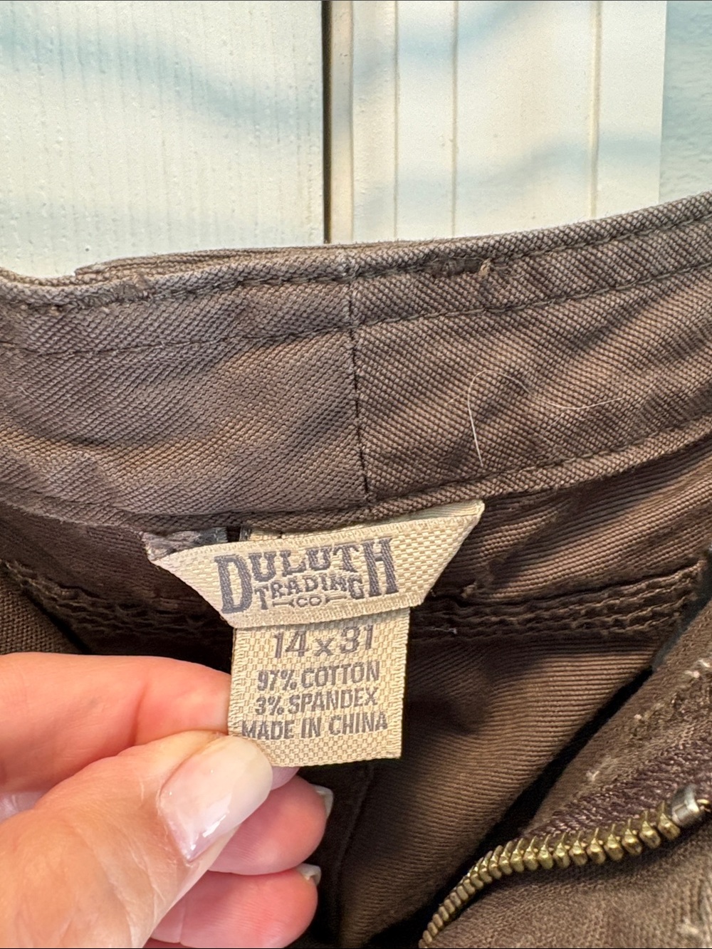 Duluth Trading Co Brown Boot Cut Pants - Picture 2 of 3